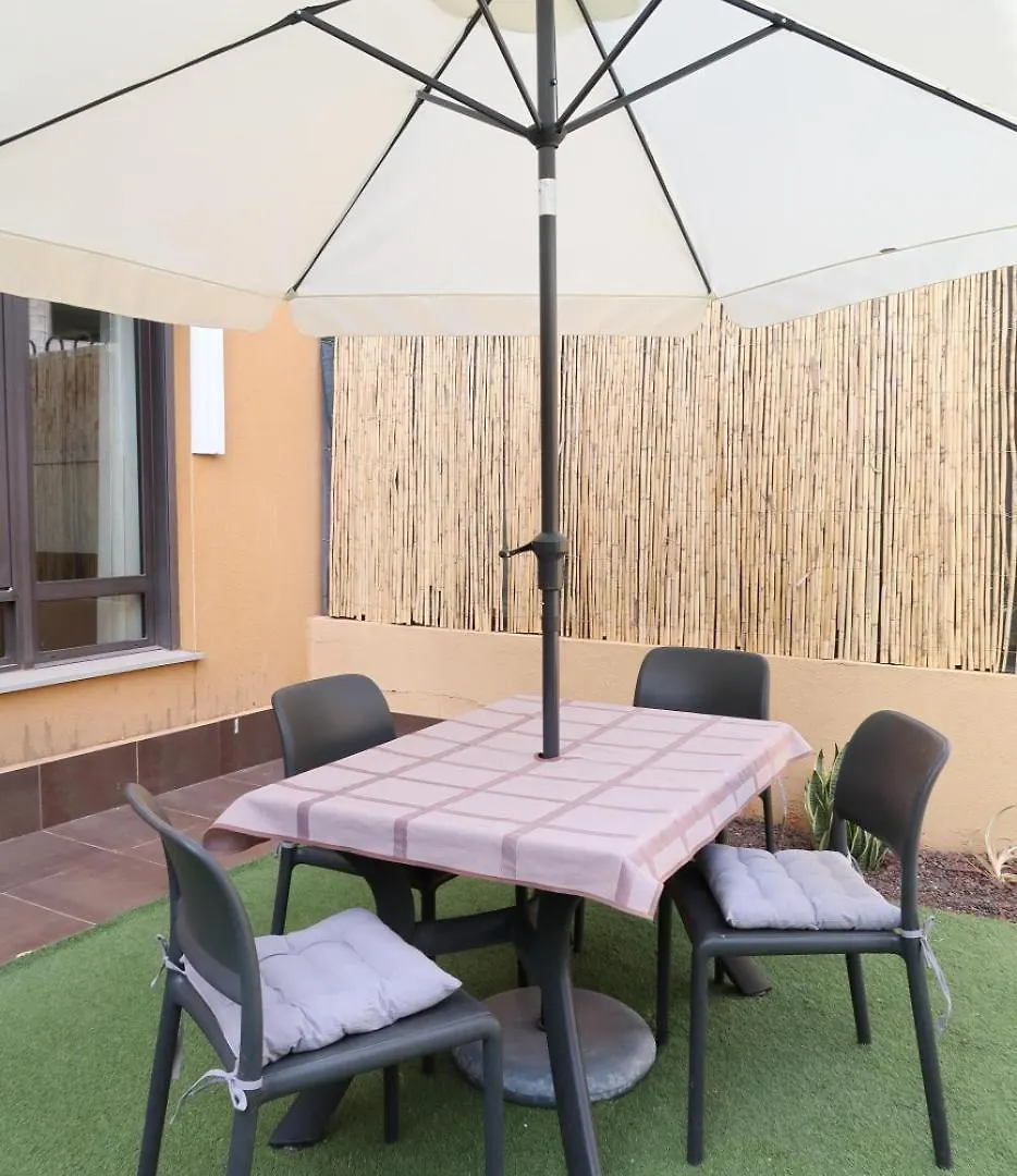Spacious Apartment With Large Private Garden In Palm Mar Spain