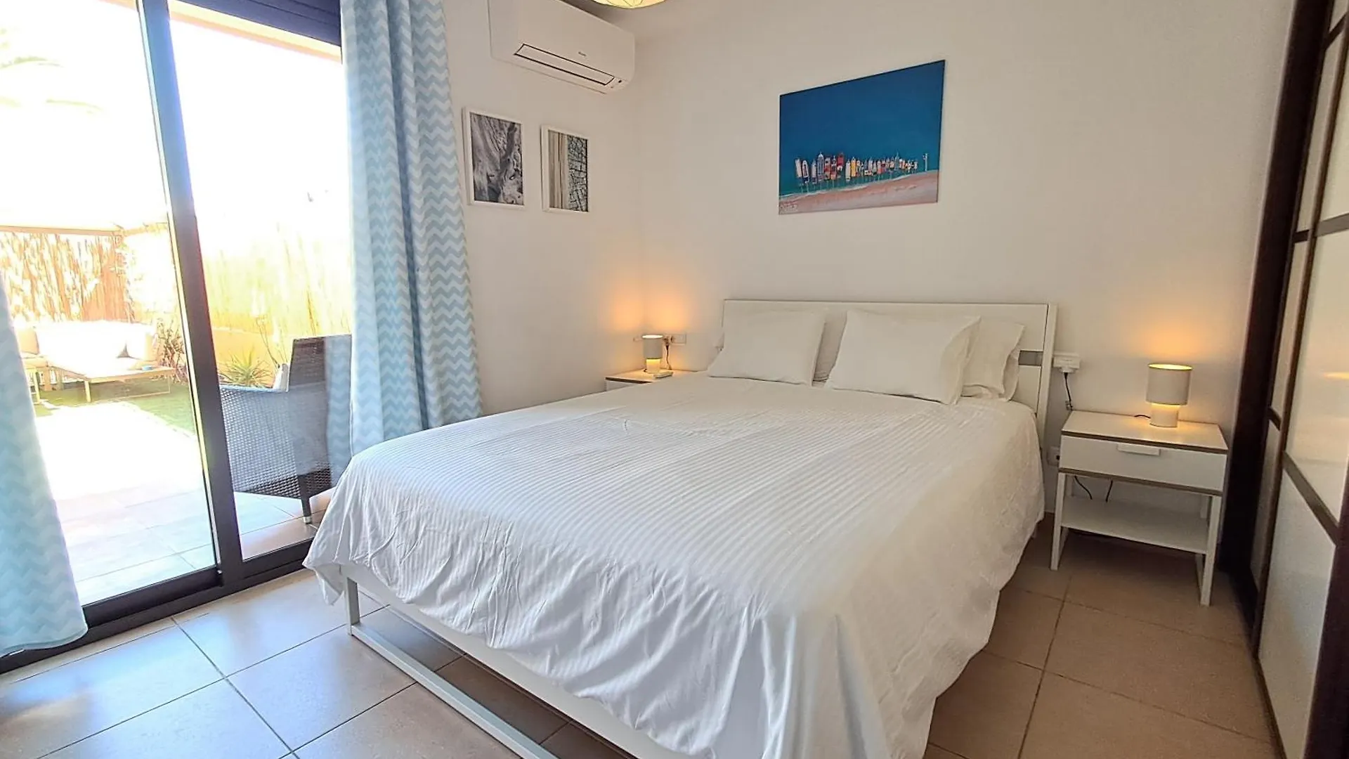 Spacious Apartment With Large Private Garden In Palm Mar