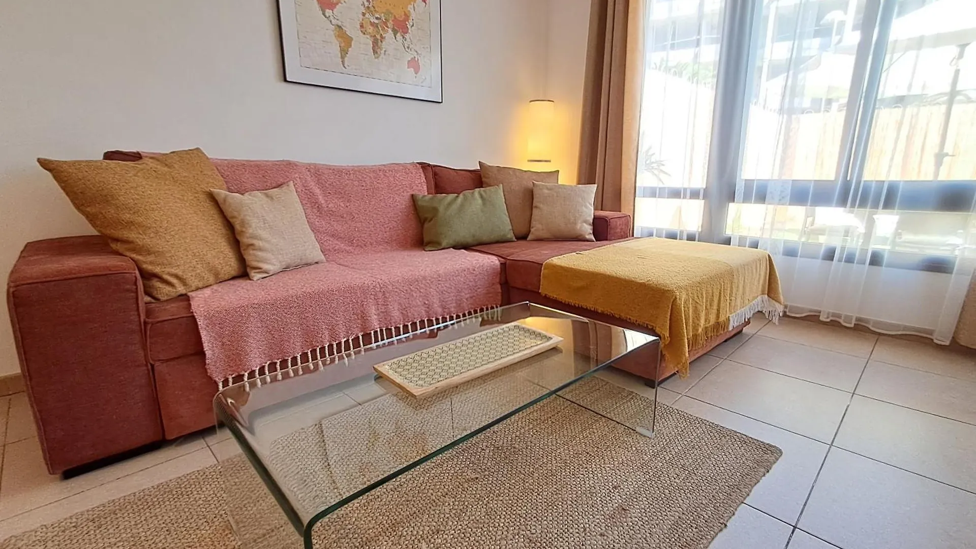 Spacious Apartment With Large Private Garden In Palm Mar  Palm-mar